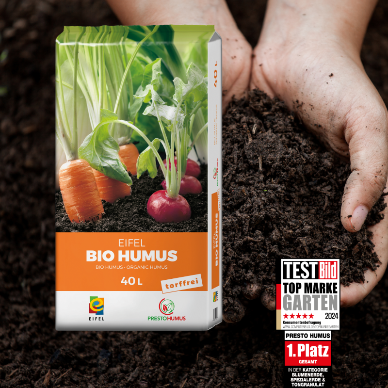 EIFEL BIO Humus kaufen Nachhaltiger Bodenverbesserer für deinen Garten